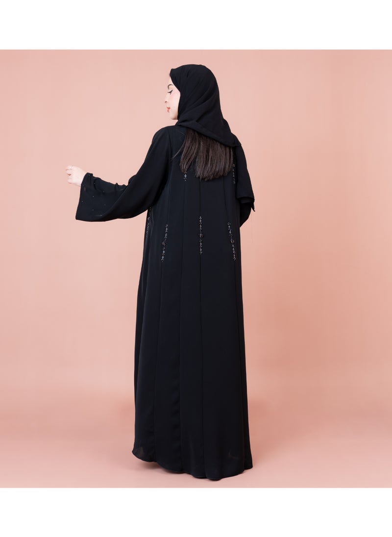 IKKXA Embroidery Elegant Abaya  - Image 2