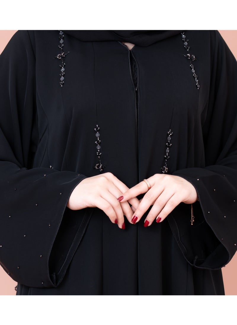 IKKXA Embroidery Elegant Abaya  - Image 4
