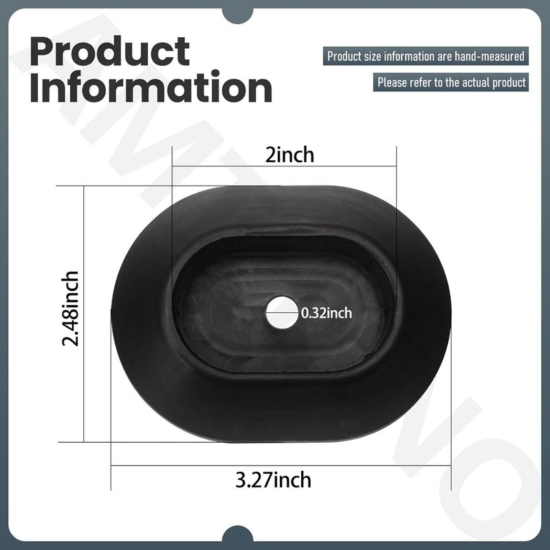 AMTHKNO 2 Pcs 12465 Leg Cap Replacement Compatible with in-tex 26719MW, 26719W, 26733EH, 26735EH, 26739MW for 14ft 15ft 16ft Round Prism Frame Pools - Image 2