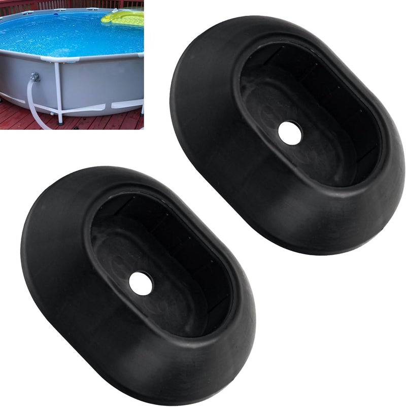 AMTHKNO 2 Pcs 12465 Leg Cap Replacement Compatible with in-tex 26719MW, 26719W, 26733EH, 26735EH, 26739MW for 14ft 15ft 16ft Round Prism Frame Pools - Image 1