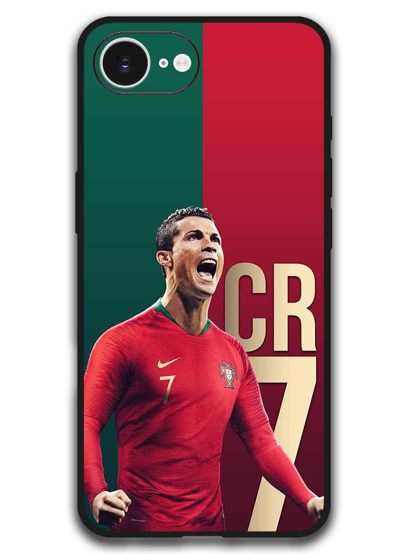 Theodor Case Compatible with Apple iPhone 17e / 16e 6.1 Inch Protection Shockproof Bumper Cover - CR7 (2) - Image 1
