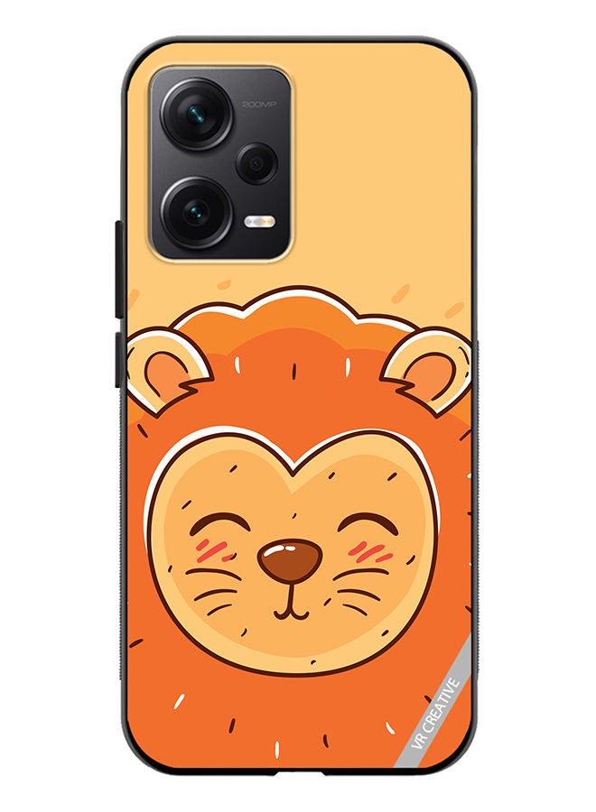 VR CREATIVE Protective Case Cover For Xiaomi Redmi Note 12 Discovery Sleeping Lion Design Multicolour - Image 1