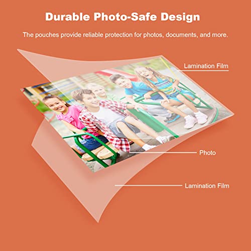 FungLam Thermal Laminating Pouches, 8.9 x 11.4-Inches Laminating Sheets, 3 mil Thick, 100-Pack, Clear - Image 5