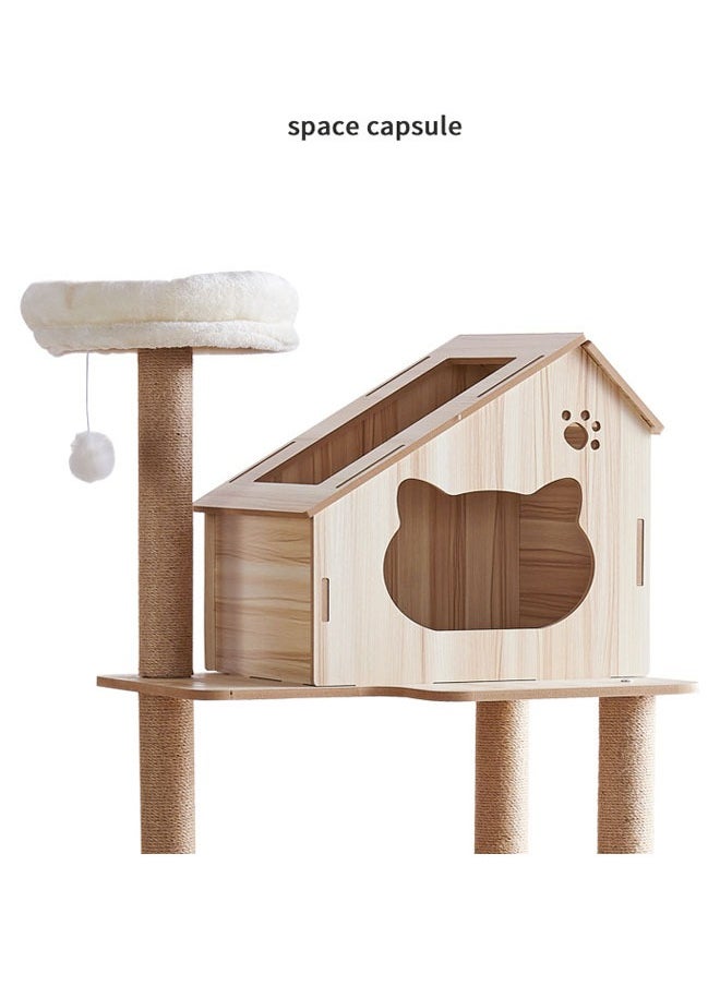 KLNAMAEAAN - Multi-Level Kitten Play Tree with Scratching Post and Ladder - Image 1