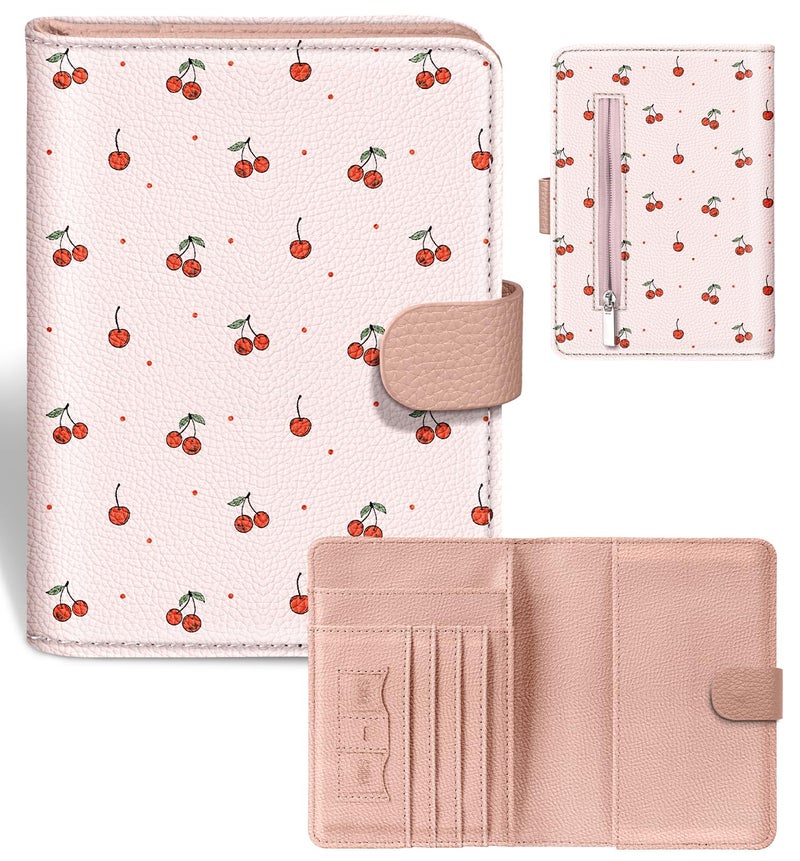 Slohif Passport Wallet Holder Cover for Travel - Women Men RFID Blocking Passport Book Protector for Boarding Pass Cards - Image 1