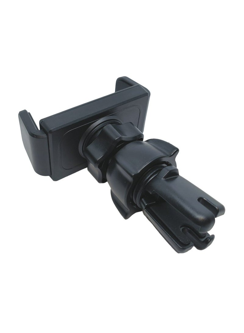 بودي حامل فتحة تهوية للسيارة للهاتف المحمول، يدور 360 درجة باللون الأسود - Image 2