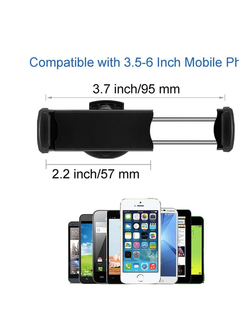 بودي حامل فتحة تهوية للسيارة للهاتف المحمول، يدور 360 درجة باللون الأسود - Image 4