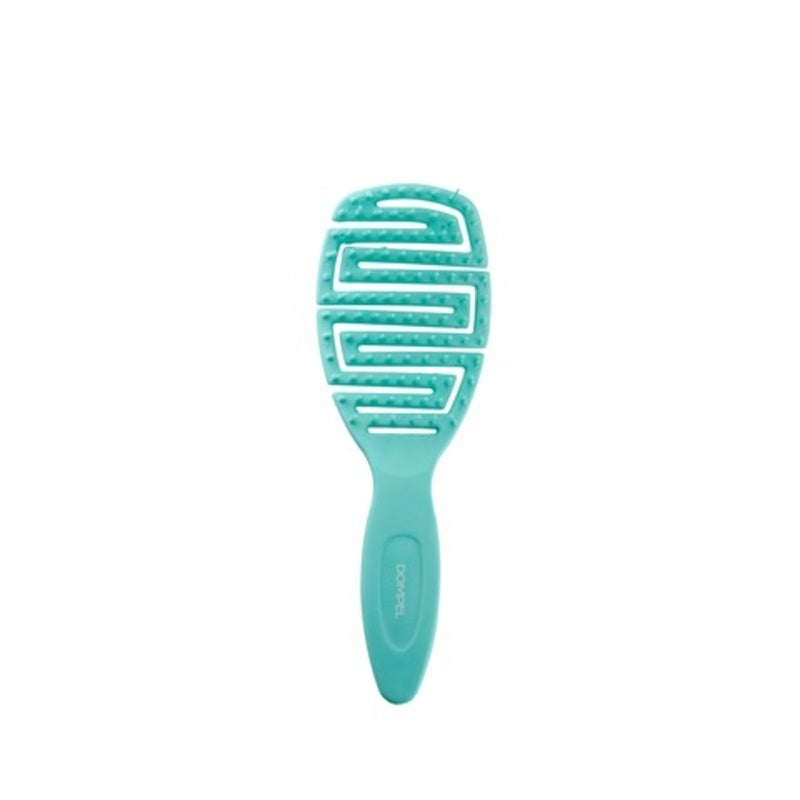 Dompel silicon brush all hair types/Green