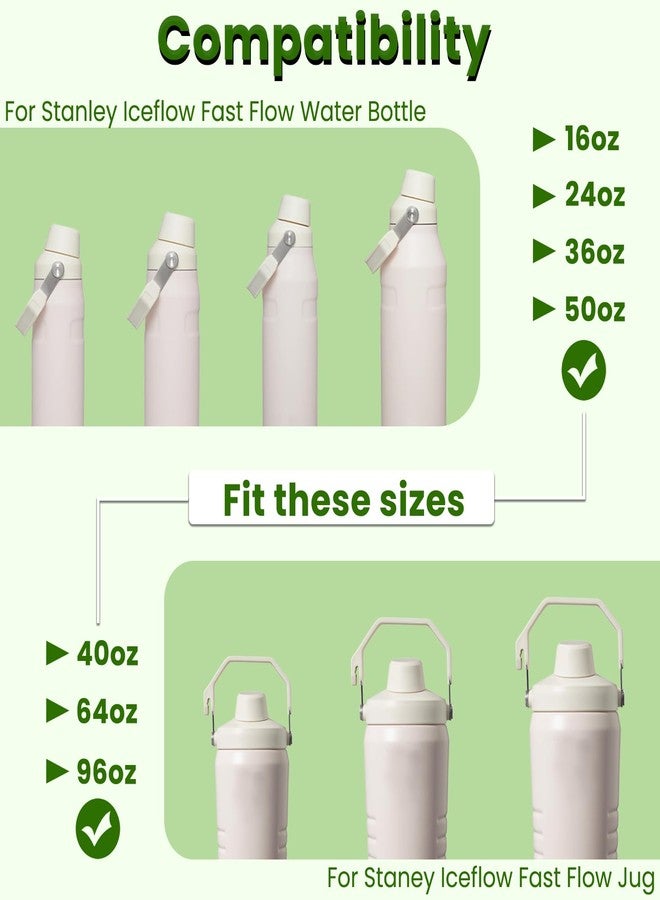 Somcthao Top Cap Replacement for Stanley IceFlow Fast Flow Water Bottle, Top Twist Cap Compatible with Stanley IceFlow Fast Flow Bottle, Leakproof with Gasket, BPA Free - Image 4