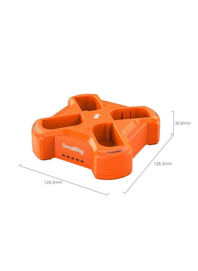 SmallRig LP-E6NH 4-Channel Camera Battery Charger 4838 - Image 3
