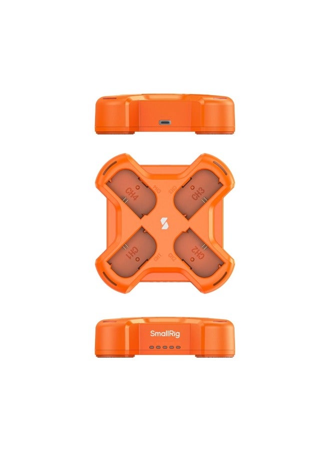 SmallRig LP-E6NH 4-Channel Camera Battery Charger 4838 - Image 2