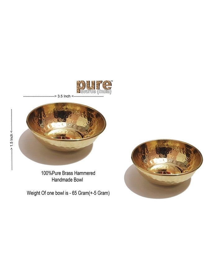 بيور سورس انديا وعاء مطروق من النحاس النقي من Pure Source India (150 مل، ذهبي) - Image 2
