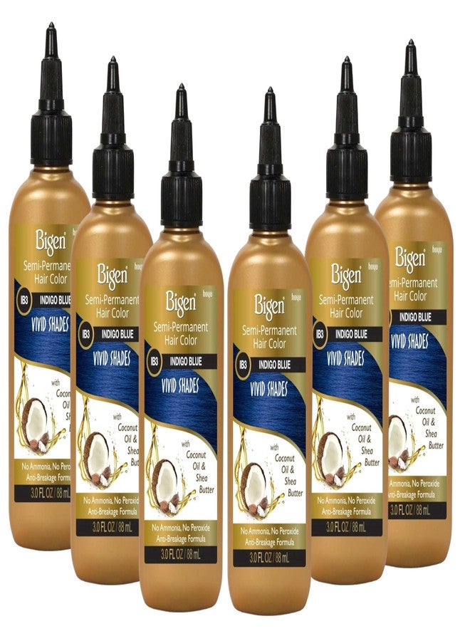 بايجن صبغة شعر بيجن شبه الدائمة #Ib3 أزرق نيلي 3 أونصة (88 مل) (عبوة من 6 قطع) - Image 1