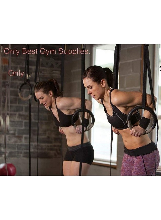 TechHark® Gymnastic ABS Rings for Cross Fitness Functional Training for Home Gym Full Body Workout (Only Ring OW) - Image 3