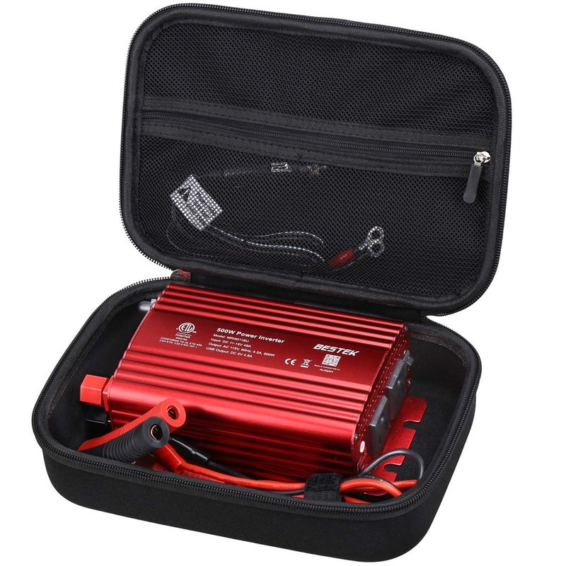 حافظة واقية صلبة من أبركا لمحول الطاقة BESTEK 500W / NOCO Genius Boost HD GB70 2000 أمبير 12V UltraSafe لبدء التشغيل بالليثيوم (أسود)