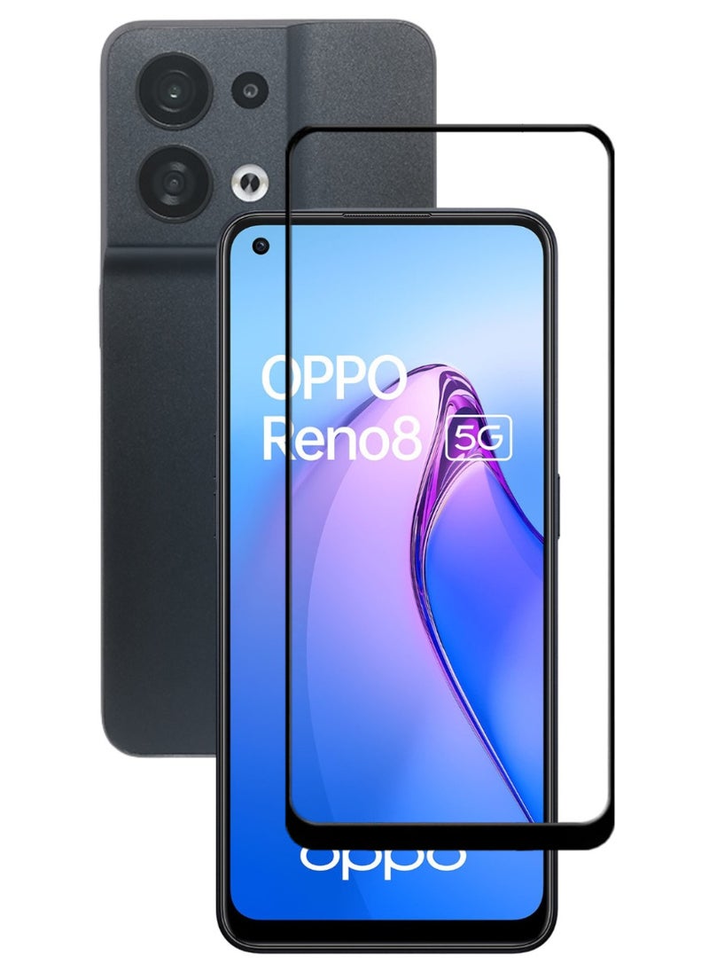 ACLIX Antistatic ESD Dustproof Premium Quality High Definition Tempered Glass Screen Protector Designed For Oppo Reno8 - Image 1