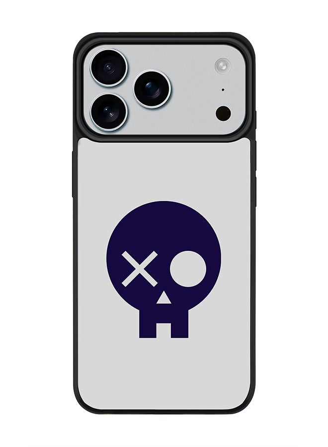 Stylizedd iPhone 17 Pro Max Case, [Compatible with MagSafe] Slim Magnetic cover Phone Case iPhone 17 Pro Max -Skull Patch - Image 1