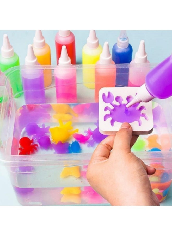 Generic - Magic Water Elf Beads Toy Crystal Jelly Fairy Ocean DIY Gel Art Supplement Liquid Set - Image 1