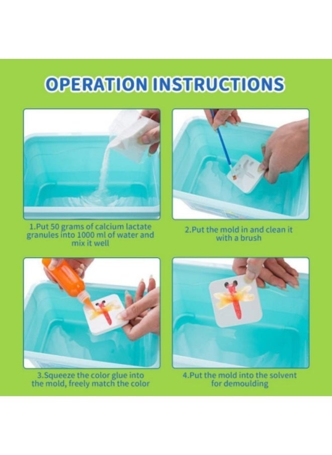 Generic - Magic Water Elf Beads Toy Crystal Jelly Fairy Ocean DIY Gel Art Supplement Liquid Set - Image 1