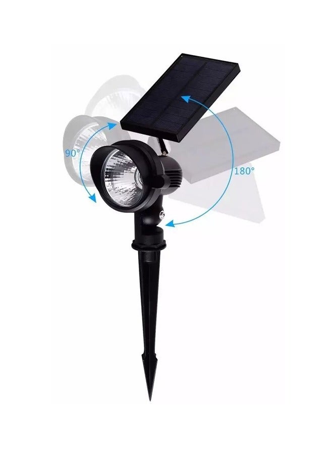شاني ترقية أضواء سبايك الشمسية ، ضوء بقعة حديقة LED مع 3000K اللون الأبيض الدافئ ، IP65 للماء خارج إضاءة المناظر الطبيعية LED للحديقة ، بارك ، طريق القيادة ، بارك - Image 2