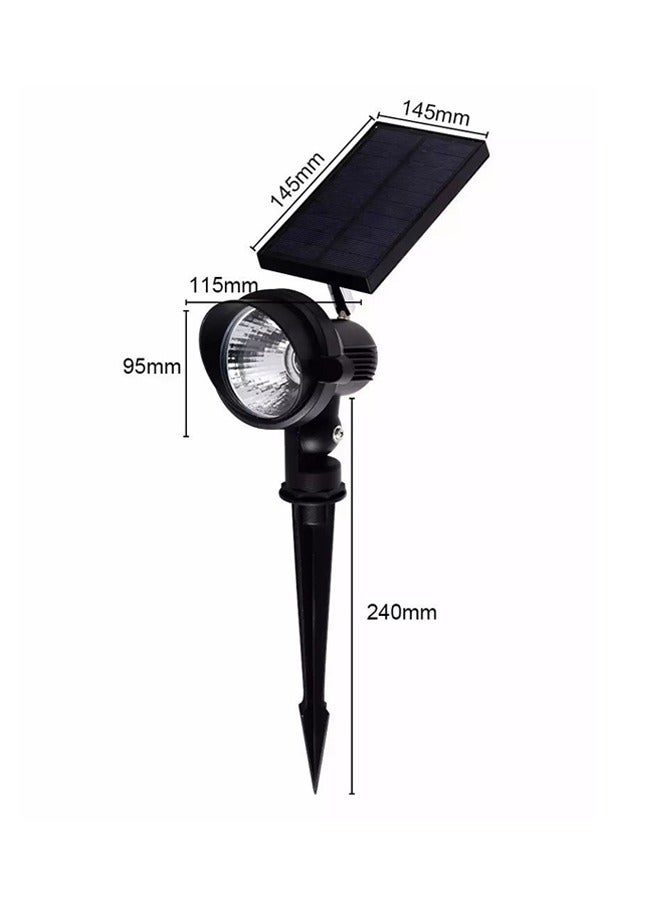 شاني ترقية أضواء سبايك الشمسية ، ضوء بقعة حديقة LED مع 3000K اللون الأبيض الدافئ ، IP65 للماء خارج إضاءة المناظر الطبيعية LED للحديقة ، بارك ، طريق القيادة ، بارك - Image 3
