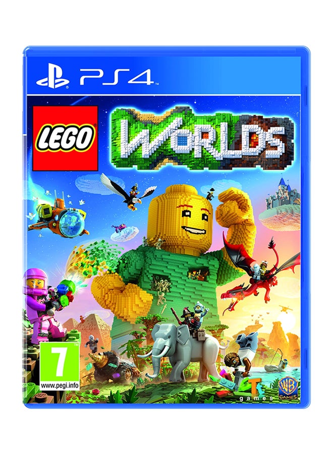 WB Games Lego Worlds (Intl Version) - Action & Shooter - playstation_4_ps4 - Image 1