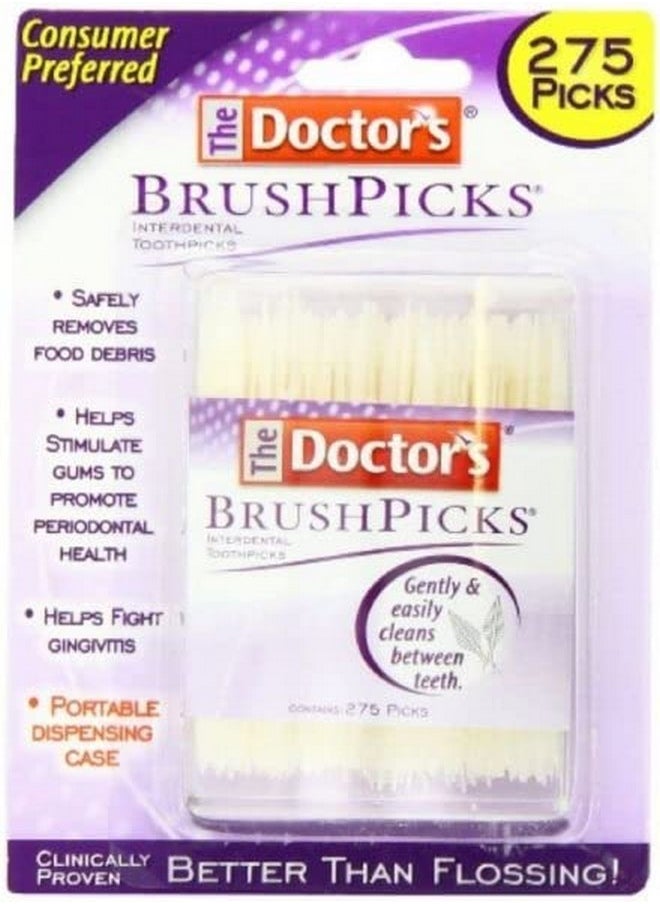 The Doctor's - Brushpicks Interdental Toothpicks 275 Count (Pack Of 2) - Image 1