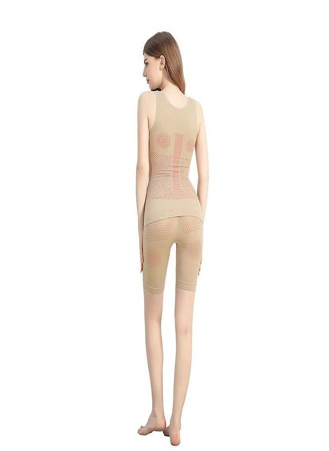 Generic - Women Body Shaper Infared Magnetic Corset Slimming Waist Spandex Belly Trimmer Tops - Image 1