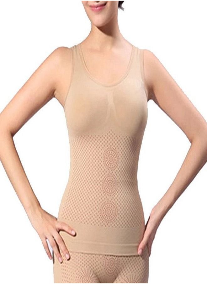 Generic - Women Body Shaper Infared Magnetic Corset Slimming Waist Spandex Belly Trimmer Tops - Image 1