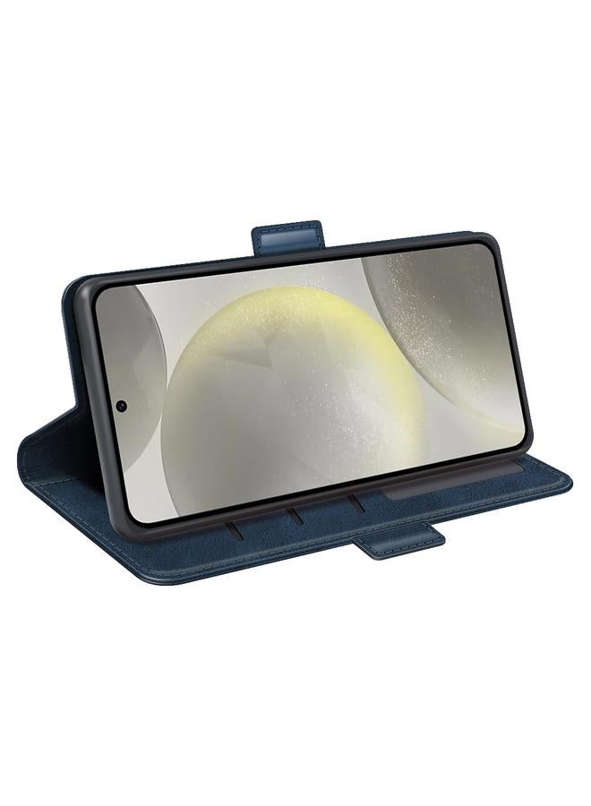 S-TOP Case For Samsung Galaxy S24 FE 5G Dual-side Magnetic Buckle Horizontal Flip Leather Phone Case - Image 5