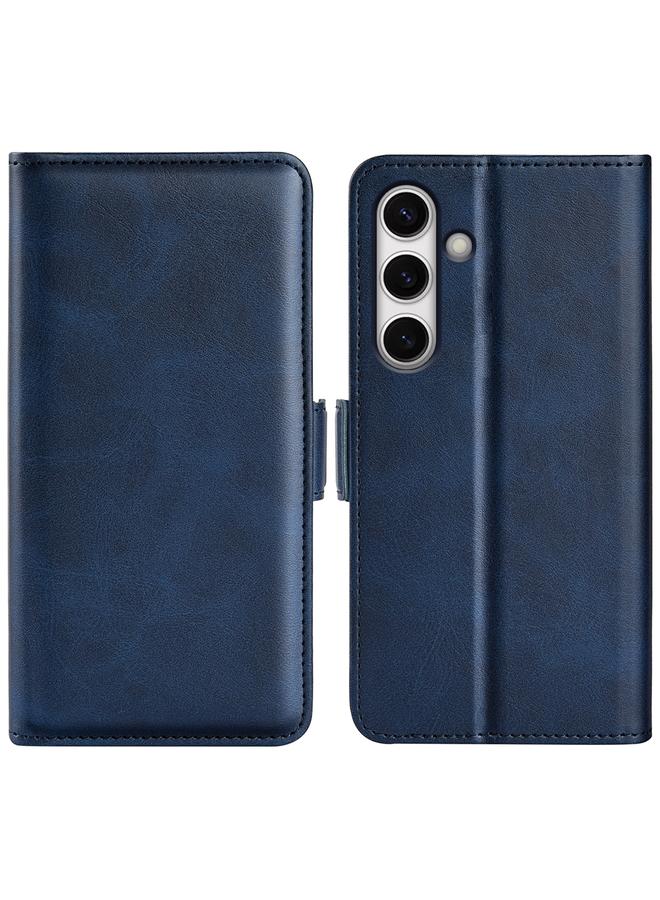 S-TOP Case For Samsung Galaxy S24 FE 5G Dual-side Magnetic Buckle Horizontal Flip Leather Phone Case - Image 1