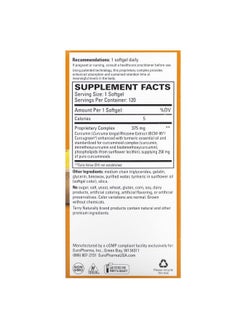 Terry Naturally Terry Naturally, CuraMed, Superior Absorption Curcumin, 375 mg, 120 Softgels  - Image 2