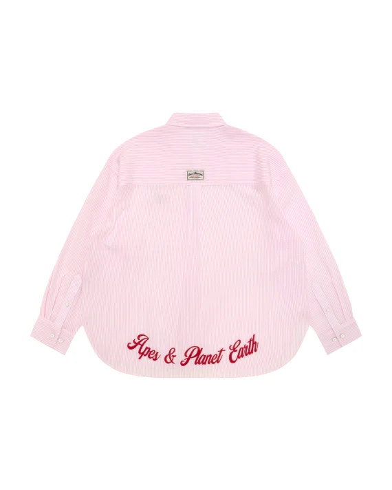 AAPE AAPEUNVS striped long sleeve shirt