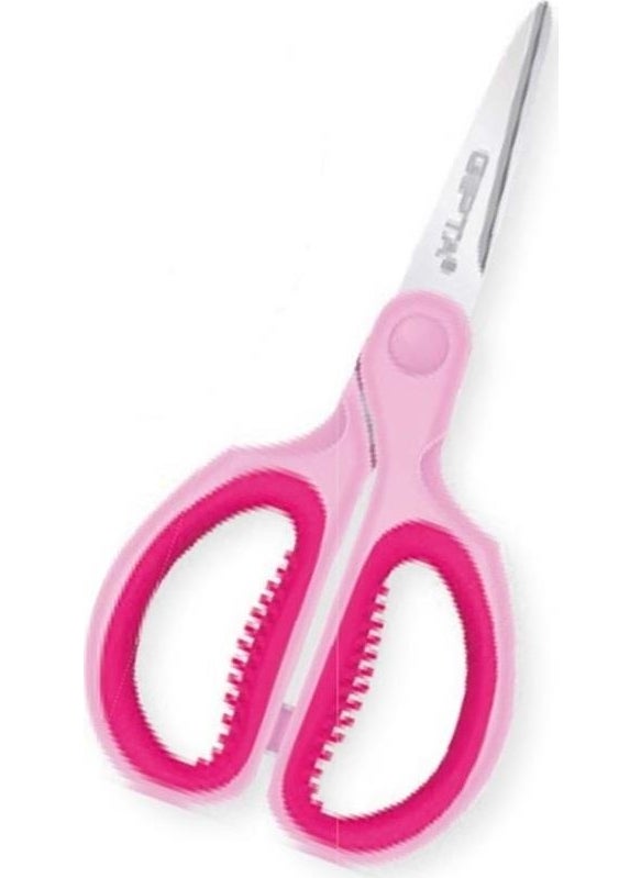 Gıpta Kids Blunt Tip Non-Slip Plastic Handle Children's Scissors K706 Pink 