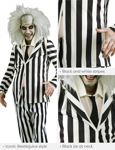 Rubies Beetlejuice: Beetlejuice Costume for Adults, Men's Standard - Image 4