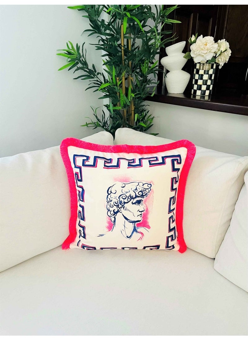 Ge Living Decorative Marcus Antonius Patterned Cushion Cover - Heritage Series 50 x 50  - Image 1