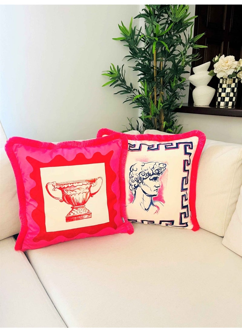 Ge Living Decorative Marcus Antonius Patterned Cushion Cover - Heritage Series 50 x 50  - Image 5