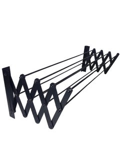 Folding clothes rack, black, size 100 cm Metal - pzsku/Z31F57E0D07702EA6B9F0Z/45/_/1706091168/c82574a2-93a5-4c03-b6e6-59f2a387bae2