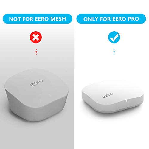 COOLWUFAN Wall Mount Holder for eero Pro Home WiFi SystemSimple and Sturdy Wall Mount Holder Stand Bracket NOT for eero 6 or eero pro 6 Without Messy Wires White3 Pack - Image 3