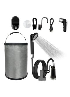 Albawadi Portable Shattaf Electric Bidet Camping Shower Sprayer Pump Kits With Bucket  - Image 2