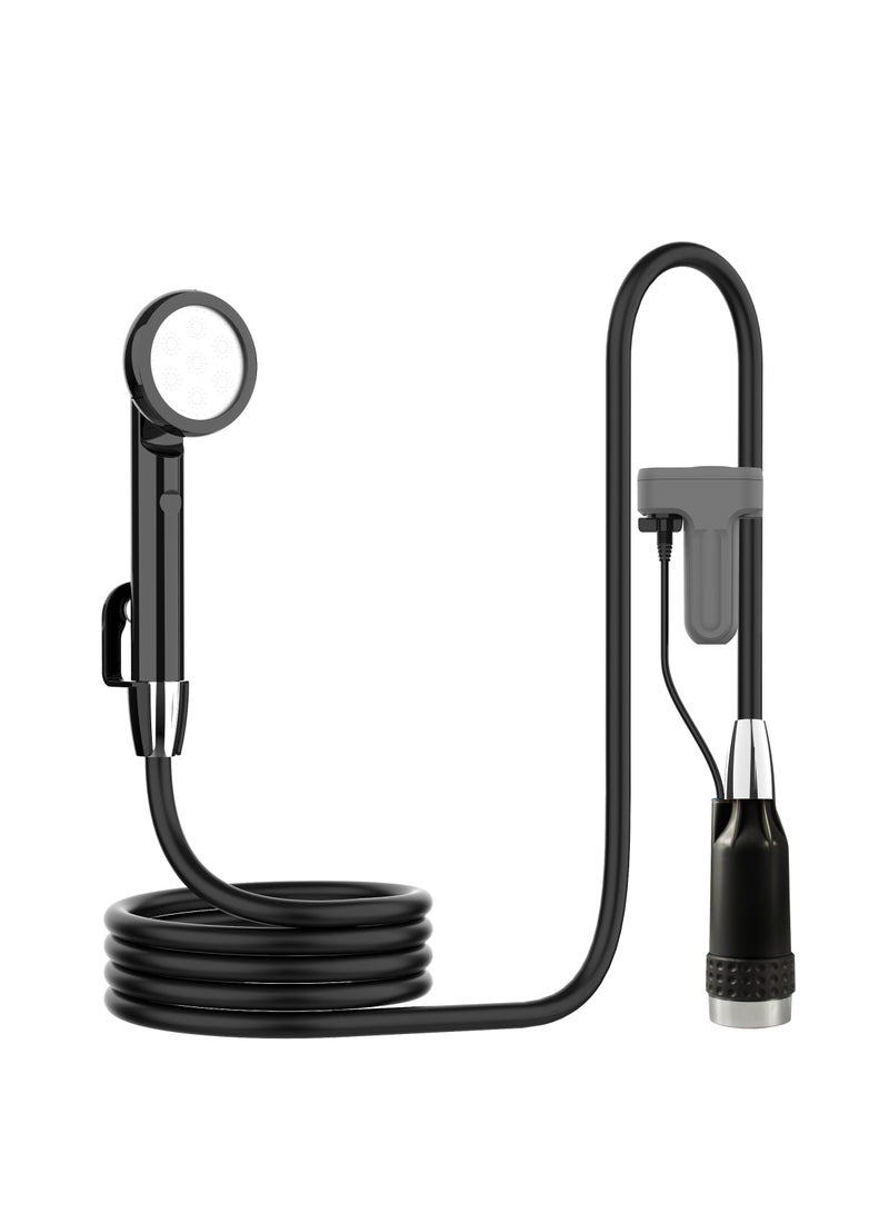 Albawadi Portable Shattaf Electric Bidet Camping Shower Sprayer Pump Kits With Bucket - Image 3