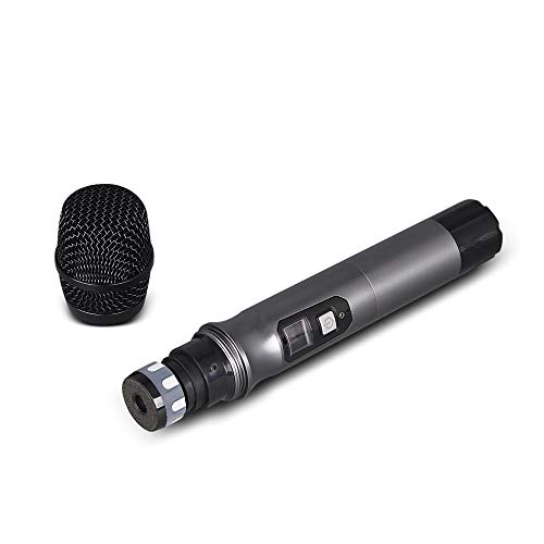 WENWEN Wireless Microphone System UHF 4 Channel 2 Handheld Mic 2 Headset 2 Lavalier Bodypack 2 Lapel Mic Pro Karaoke System Speaking Conference Wedding Party - Image 5