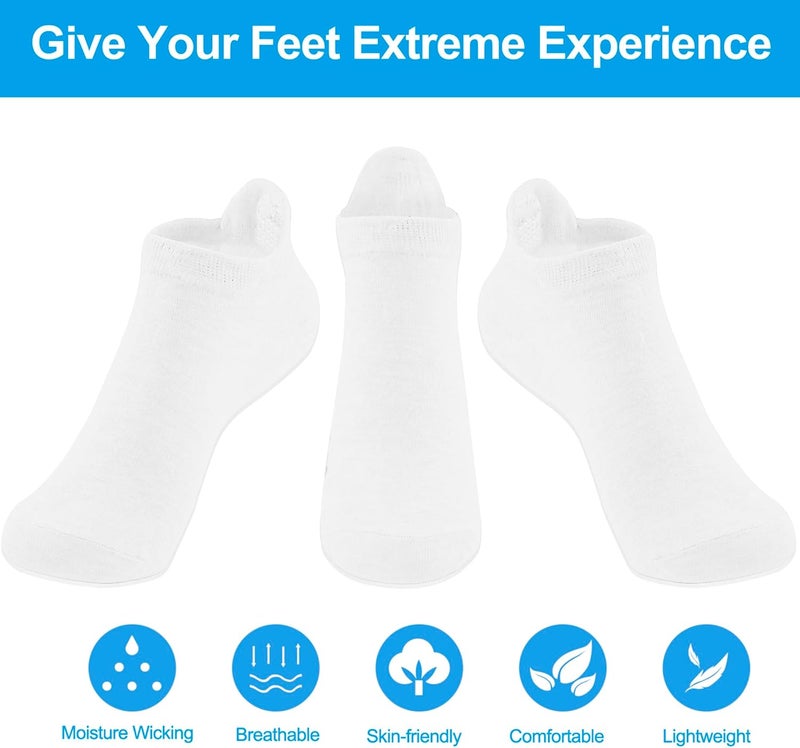 IBEILLI Women Cute Socks 10 Pairs Cotton Kawaii Embroidered Funny Low Cut Ankle Socks for Women Girls - Image 5