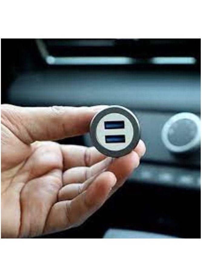 ريتشي - شاحن سيارة Recci RQ01 للسيارة MP3 مع منفذ USB-C ومنفذين USB مع ضوء LED متغير - Image 1