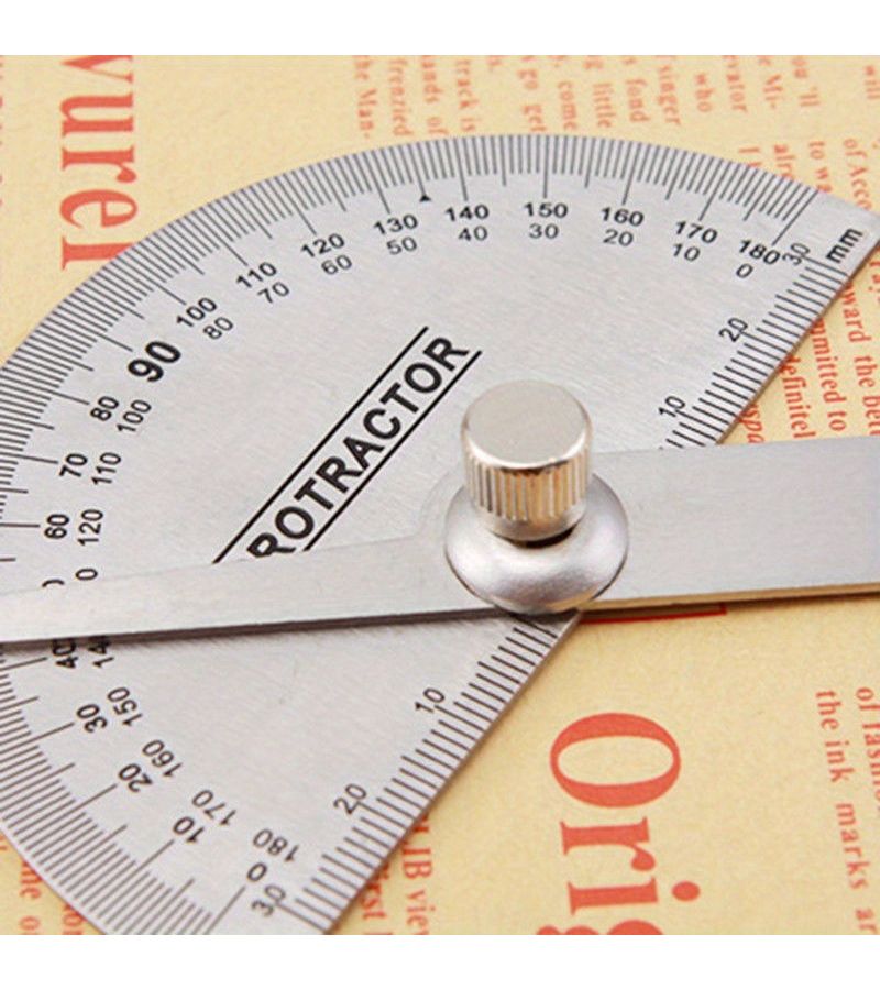 180 Degree Protractor Angle Finder Arm Rotary Measuring Ruler Model 100 - Image 5