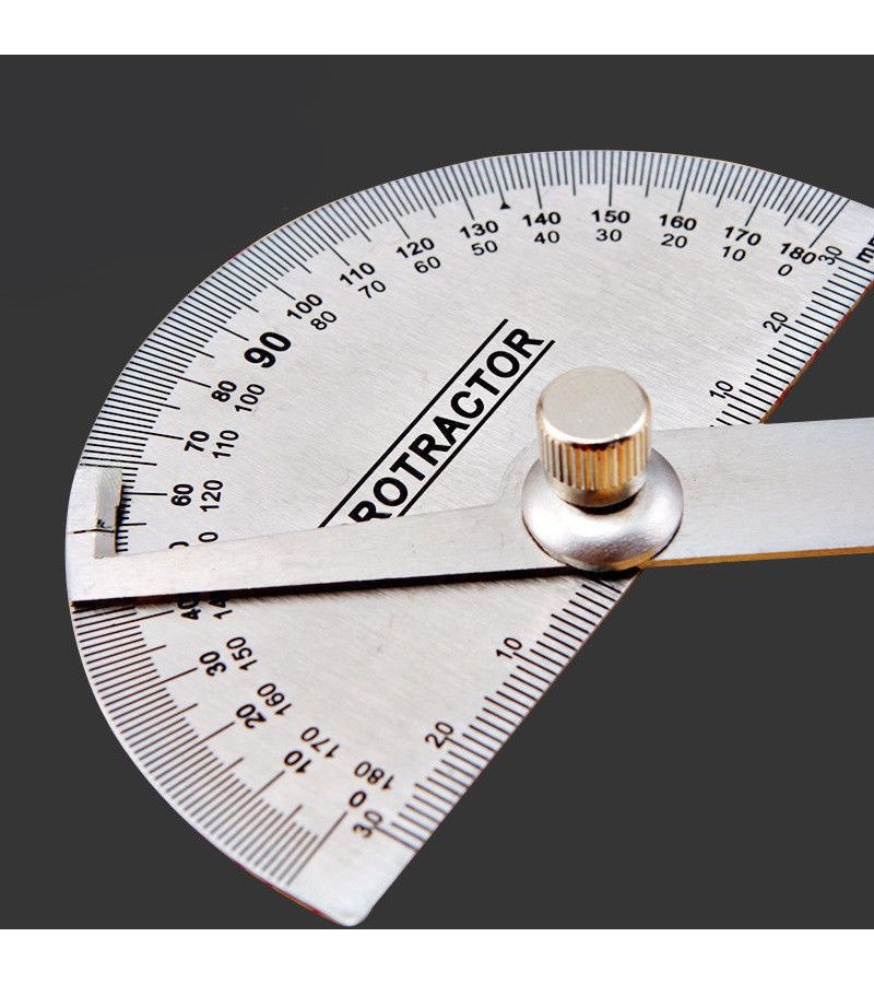 180 Degree Protractor Angle Finder Arm Rotary Measuring Ruler Model 100 - Image 4