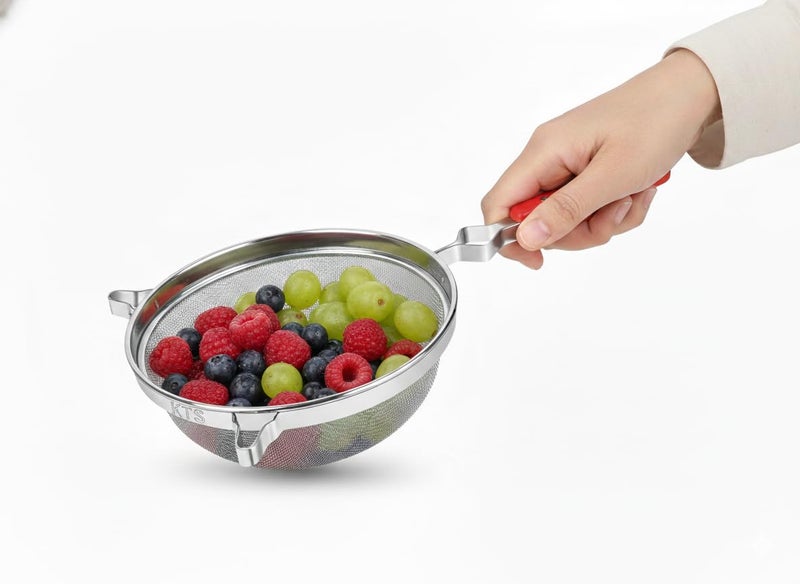 Konquer TimeS Stainless Steel Soup & Juice Strainer/Liquid Filter Size- 12 X 29 X 7 - (13 Cm),Silver - Image 1