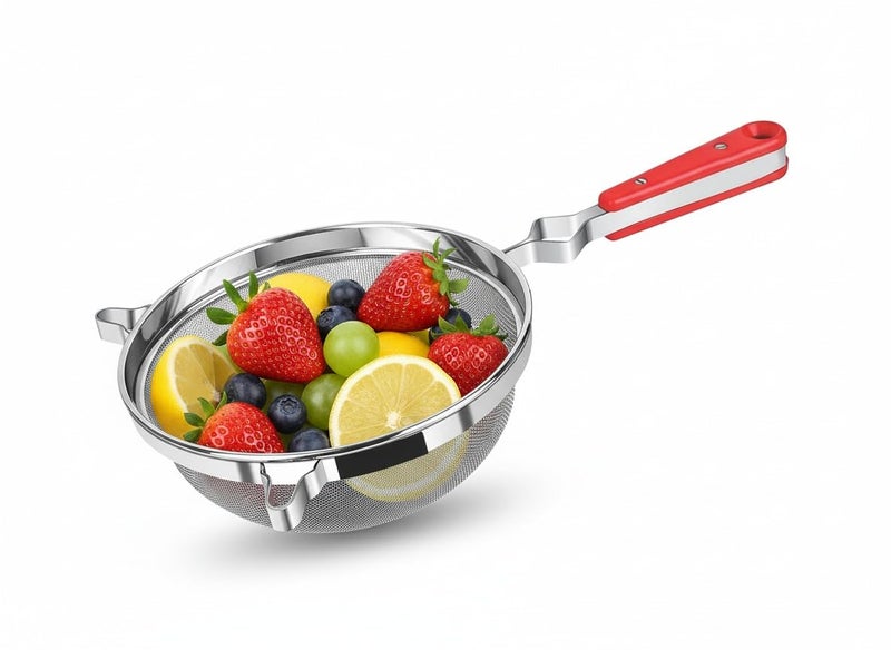 Konquer TimeS Stainless Steel Soup & Juice Strainer/Liquid Filter Size- 12 X 29 X 7 - (13 Cm),Silver - Image 2