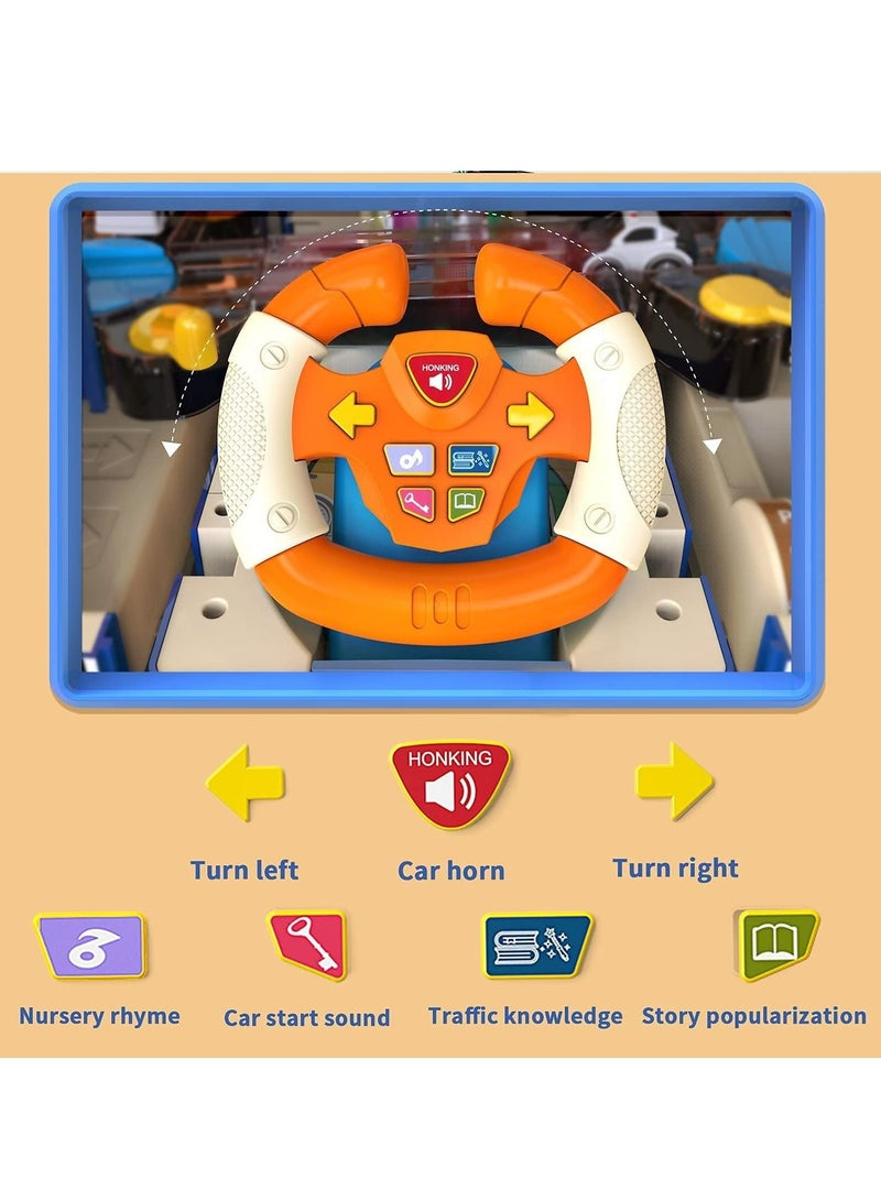 عربست ألعاب سباق السيارات والمغامرات، مركبة لعب مع الصوت والضوء، لعبة مغامرات إنقاذ السيارة، ألعاب حافلة متحولة، أفضل الهدايا للأطفال من سن 3 إلى 8 سنوات من الأولاد والبنات - Image 4