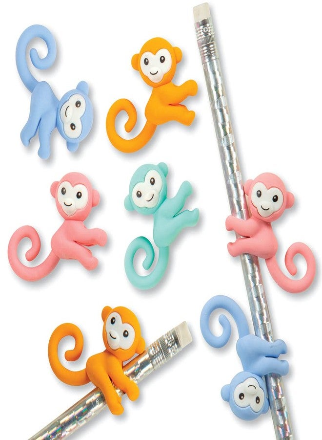Geddes Raymond Geddes Monkey Pencil Top Erasers (Pack of 24) - Image 3